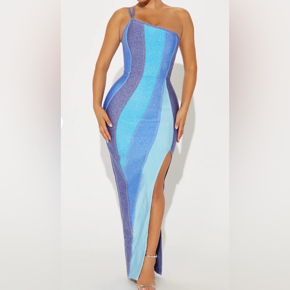 One-Shoulder bandage Dress